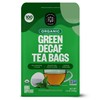 FGO Organic Green Decaf Tea, 100 Count, Eco-Conscious Tea Bags, Resealable Bag, Caffeine Free, Packaging May Vary (Pack of 1)