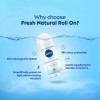Nivea Fresh Natural Infini-Fresh Roll-On Deodorant Antibacterial 48 Hr.50ml 12Pk