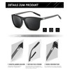 ANYLUV Polarised Sunglasses Men Women Outdoor Sunglasses Unisex Retro Black