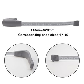 NCTNCX Foot Measuring Device 110-320 mm Portable Shoe Measuring Device Children Telescopic Foot Measuring Device for Children and Adults Foot and Indoor Shoe Size Meter