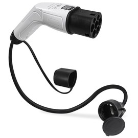 AOHEWEI Elektroauto Typ 2 auf Schuko-Ladegerät-Adapter, IEC 62196 Typ 2 EV-Ladeseitenstecker auf Schuko-Buchse, Fahrzeugladestationen, 16 A, 3,5 kW