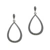 Queenberry Sterling Silver Teardrop Antique Drop Dangle Earrings with Marcasite