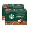 Starbucks Flavored Coffee K-Cup Pods, Hazelnut Flavored Coffee, Made without