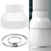 Trsnzul Exhaust Hose Adapter 150 mm to 100 mm Reducer