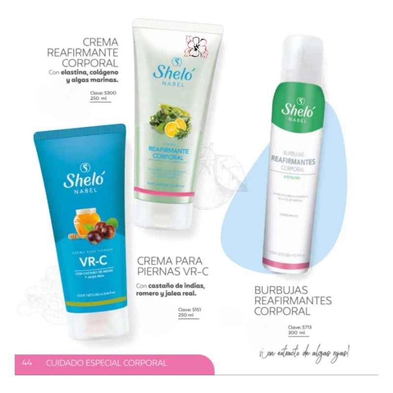 Crema Reafirmante Corporal Shelo Nabel Piezas Hierbas