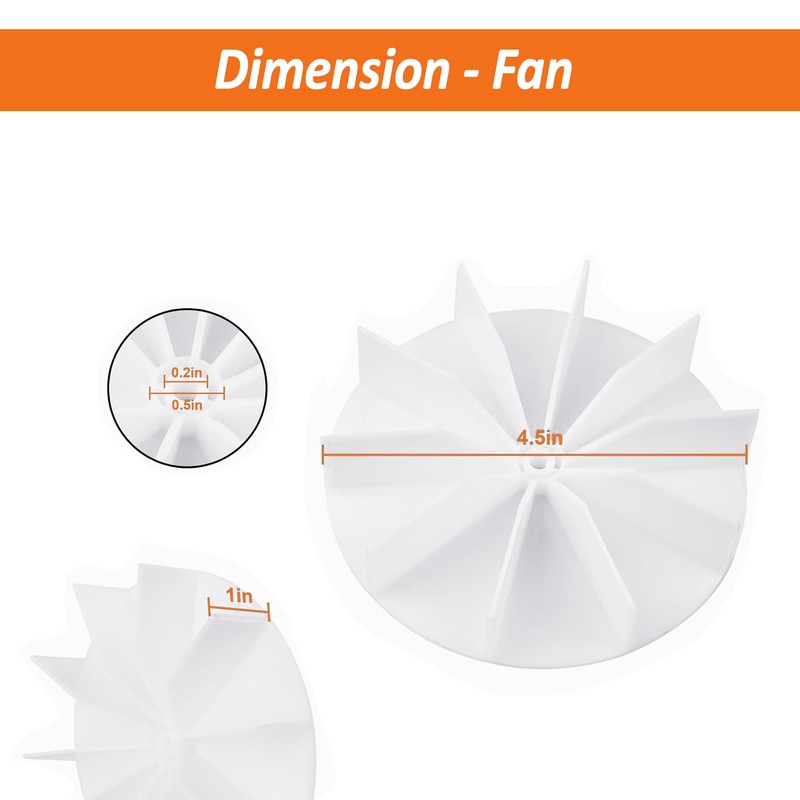 SM550 Universal Bathroom Vent Fan Motor Replacement Kit – 50