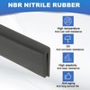 PATIKIL 1/16" Rubber Edge Trim, 10 ft Flexible U Channel