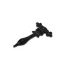 Hammer and Tongs - Ornate T-Hinge - W155mm - Black