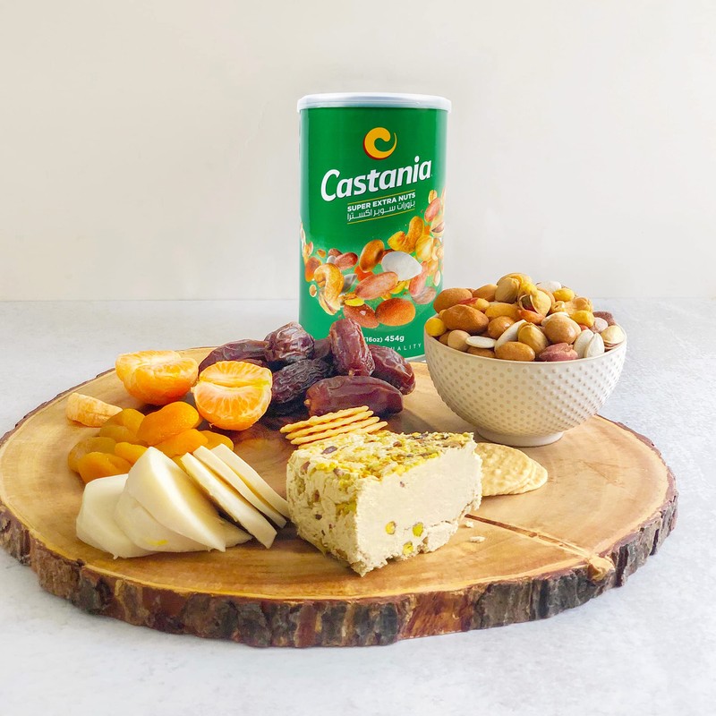 Castania BBQ Lebanese Mixed Nuts, Super Extra Mix with Pistachios,