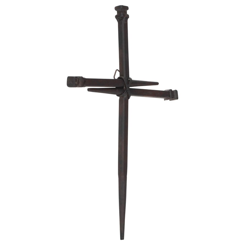 Dicksons Small Three Driven Nails Brown Rust Look 8.5 Metal