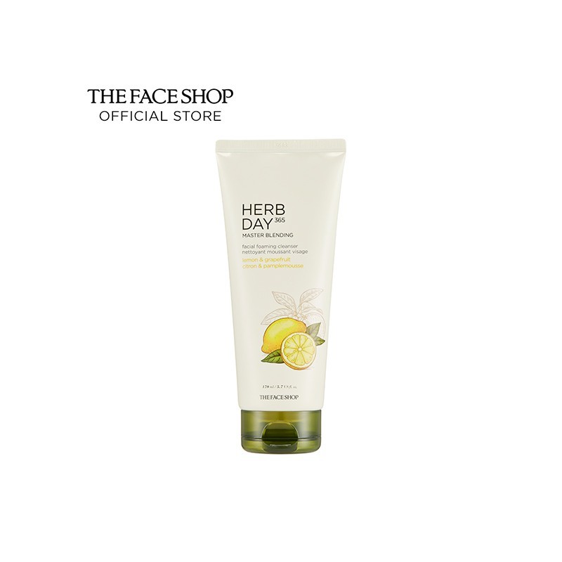 THE FACE SHOP Herb Day 365 Master Blending Foaming Cleanser