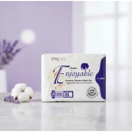 Toalla Femenina Natural De Algodón Con Turmalina, Abs Intens