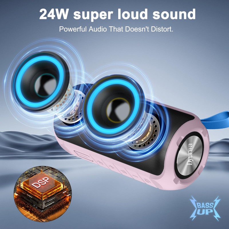 Bluetooth Speaker, 2026 NEW Portable Wireless Speaker, 24W Super Loud,TWS