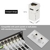 iwillink 10Gbps CAT7 Coupler RJ45 Keystone Shielded Coupler 25-Pack, Ethernet