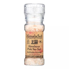 Himalasalt Himala Salt  Refillable Primordial Sea Salt Grinder  4 Oz