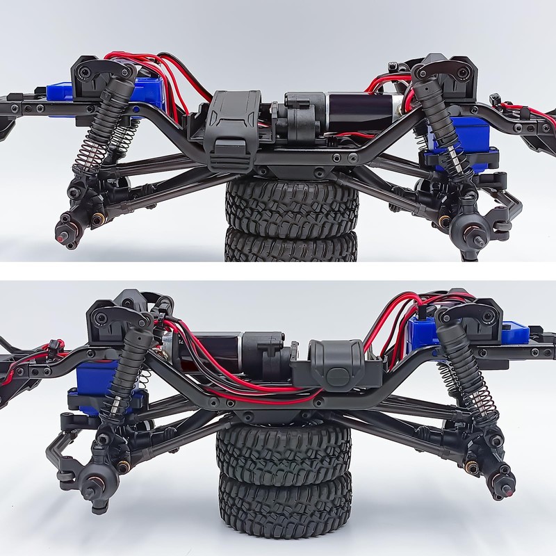 SWX Aluminum Shock Flex Blades Accessories for TRX4M 1/18 RC