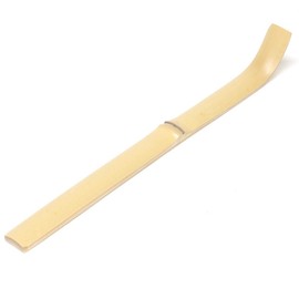 [Tea utensils/Creative Chashaku] Made in Japan (Normal) / Rough Bending Chashaku (White Bamboo) (Thick Assembly)