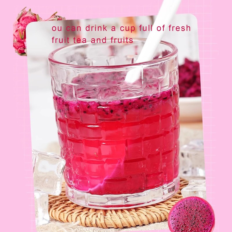 Freeze-Dried Diced Dragon Fruit Snack - 4.23 Oz,Freeze-Dried Pitaya grain