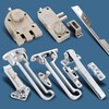 Entrance Door Security Latch, Auxiliary Lock, and Padlock B3 Lock Ace Security Latch