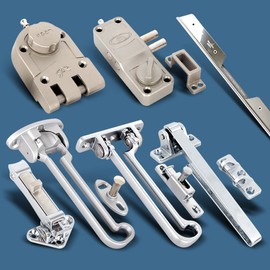Entrance Door Security Latch, Auxiliary Lock, and Padlock B3 Lock Ace Security Latch