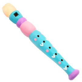 KEEPDRUM KFL1BL Flöte aus Holz Blau für Kinder Kinder-Flöte