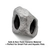 Zcblcyj Aquarium Hideaway Rock Cave – Safe and Non-Toxic Ceramic