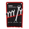 Sunex 9605MA - Juego de llaves combinadas métricas con panel