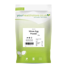 yourhealthstore Premium Non GMO Gluten Free Pure Whole Egg Powder 300g, Perfect for Scrambled Eggs, No Additives, Not Irradiated, Vegetarian