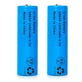 Svenirven 18650 Rechargeable Battery 2 Packs 3.7V 18650 Button top 18650 Lithium Rechargeable Batteries for Headlamp, LED Flashlight