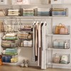 5 Tier Extra Large Closet Hanging Organizer with 5 Dividers,16.5"L