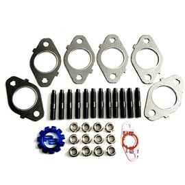 PB Exhaust Manifold Gaskets, Stud & Nut kit fits Dodge Cummins 5.9,6.7 24v 98.5-19