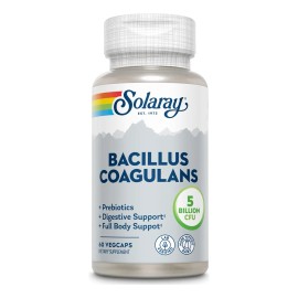 Suplemento probiótico Solaray Bacillus Coagulans 5 g Cfus 60