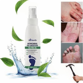 Foot Spray with Tea Tree Oil, Foot Care Dry Feet Plantar Moisturizing Deodorant, Advanced Foot and Nail Spray Fresh Feet All Day! - Specification: 2pcs
