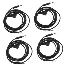 Operitacx 4 Stück Audio Kabel Ersatz für Gaming Headset Kompatibel mit Langlebiges Audiokabel für Musikgenuss Gaming