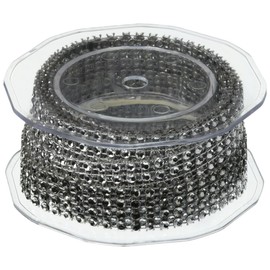 Arts Craft 4 Lines Diamond Ribbon, 3mm, Silver