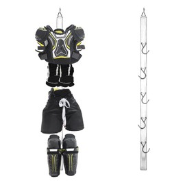 JYSILIYH Hockey Hanger Portable Hanging Dryig Rack Hockey Gifts for Home and Outdoor Using in Ice Hockey Skating Football Camping Fishing 5 Hooks