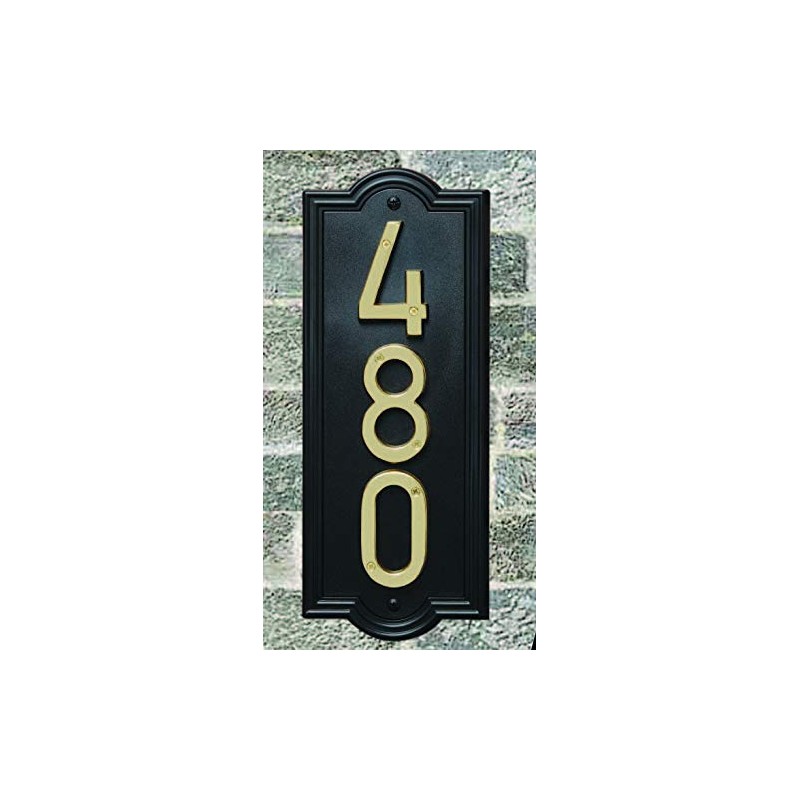 Hy-Ko 4" High Premium Metal House Number, Modern Raised Numbers