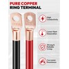 1/0 AWG 40FT Copper Clad Aluminum Battery Cable Kit (20FT