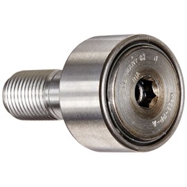 INA KR22PP Cam Follower, Stud Type, Sealed, Metric, Steel, 22mm Roller Diameter, 12mm Roller Width, 23mm Stud Length, 36mm Overall Length, 10mm Stud Diameter