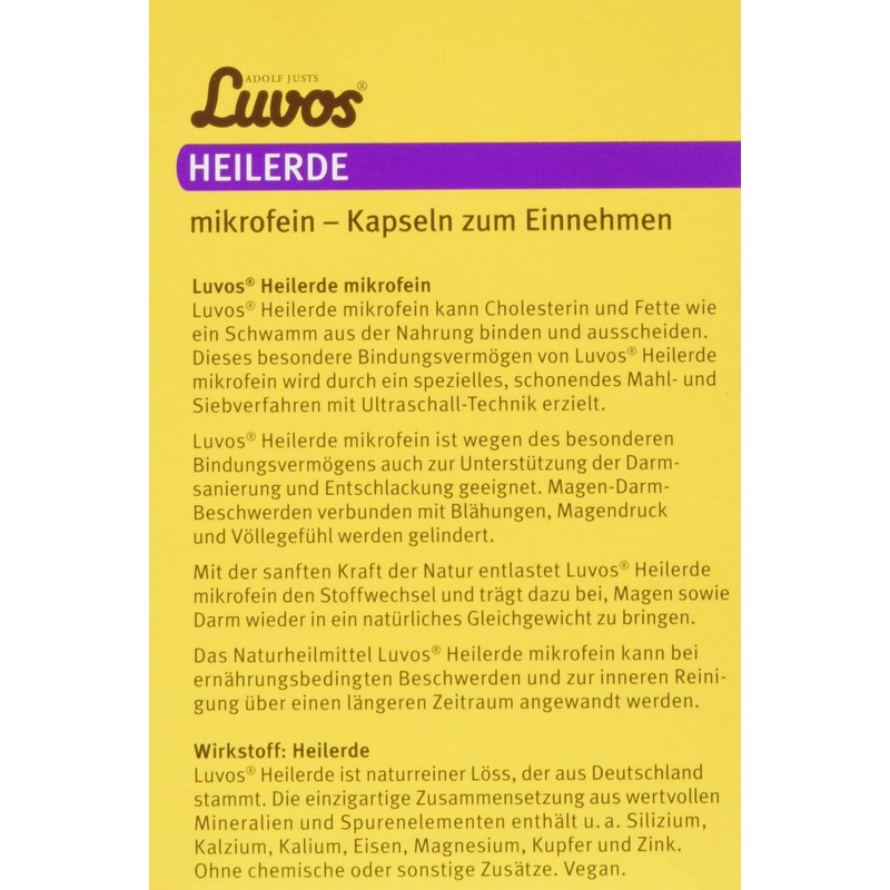 Luvos Healing Earth Capsules Microfine Pack of 40