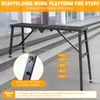 Scaffolding Work Platform, 29.9" to 47.2" Height Adjustable Work Platform,