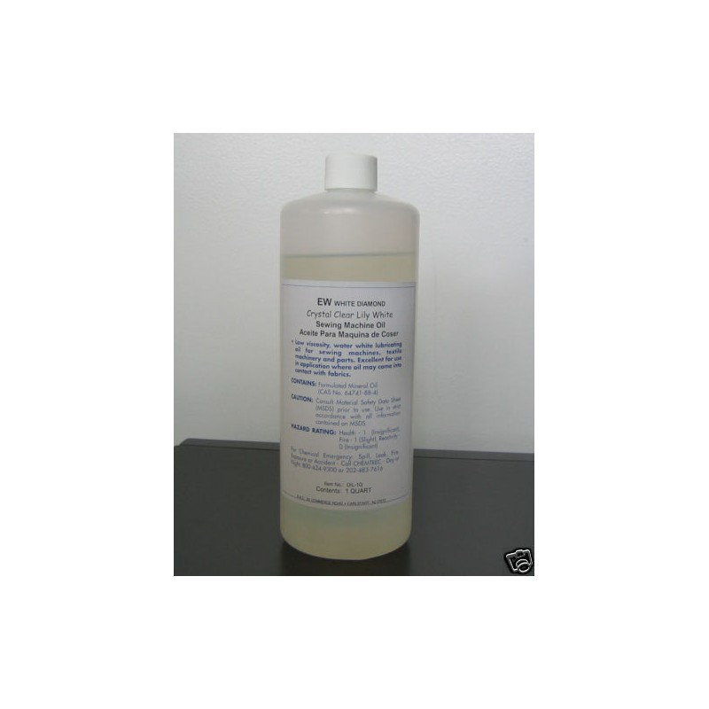 lily white 1 quart Industrial Sewing Machine Lily White Oil