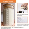 Premium Sourdough Starter Kit,34 oz with Bamboo Lid,Cloth Cover,Date Tracker,Thermometer