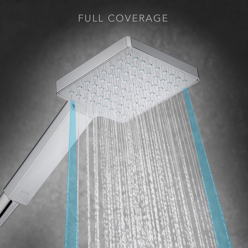 Mira Showers Honesty Square Deluge Overhead Shower Head 110 mm
