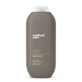 Method Method Men Body Wash, Cedar + Cypress, Paraben and Phthalate Free, 18 FL Oz (Pack of 6)