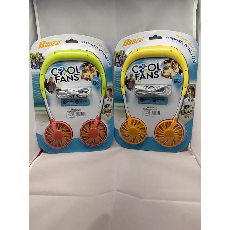 Banzai Cool Fans Portable Hanging Neck USB Rechargeable Personal. Pick
