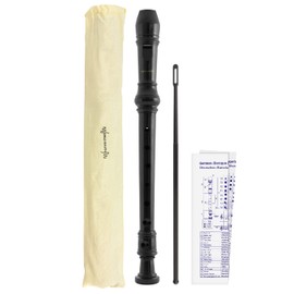 World Rhythm WR-806 Soprano/Descant Recorder - Black