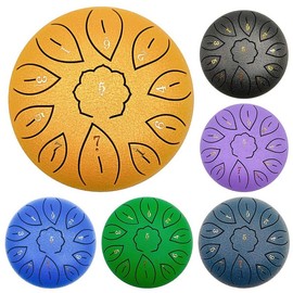 Ethereal Steel Tongue Drum – Soothing Melodic Harmony - Color: purple