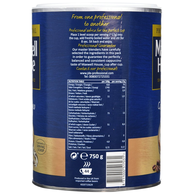 Maxwell House Cappuccino 750 g