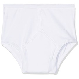 P&S Healthcare Medium White Mens Traditional Y-Front Incontinence Brief